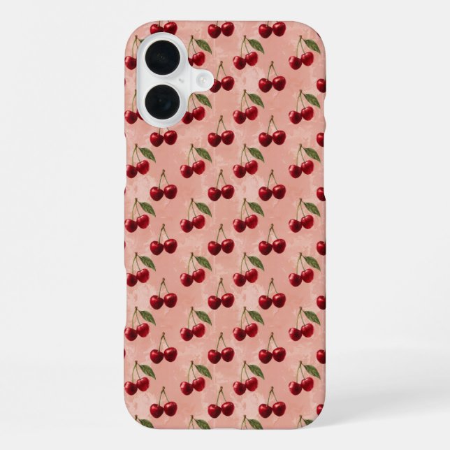 "Cherry on Top Delight" iPhone Case (Back)