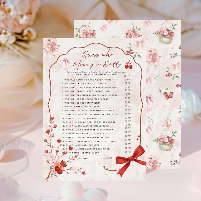 Cherry on Top Guess Who Game | Mommy or Daddy Pink (Creator Uploaded)