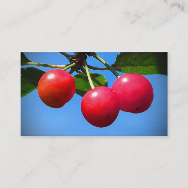 Cherry Orchard Business Card (Front)