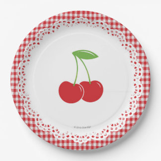 Cherry Party Paper Plate