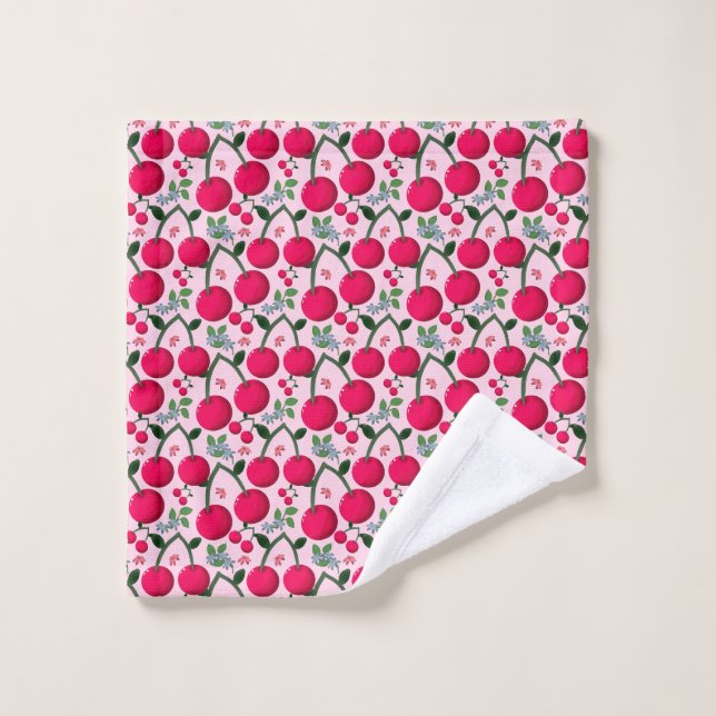 Cherry pattern  (Gant de toilette)