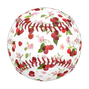 Cherry Pattern 1 Baseball