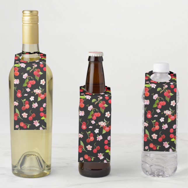 Cherry Pattern 2 Bottle Tag (In Situ)