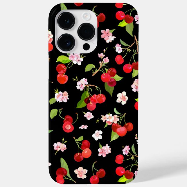 Cherry Pattern 2 Case-Mate iPhone Case (Back)