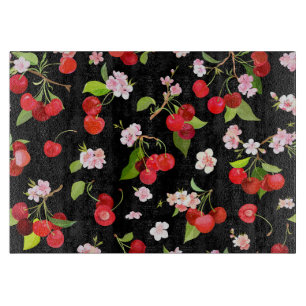 Cherry Pattern 2 Cutting Board