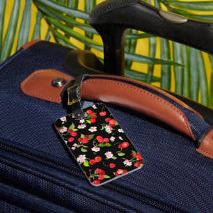 Cherry Pattern 2 Luggage Tag