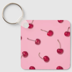 Cherry Pattern Keychain