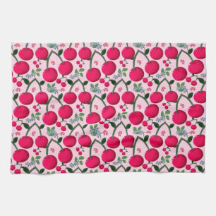 Cherry pattern  kitchen towel