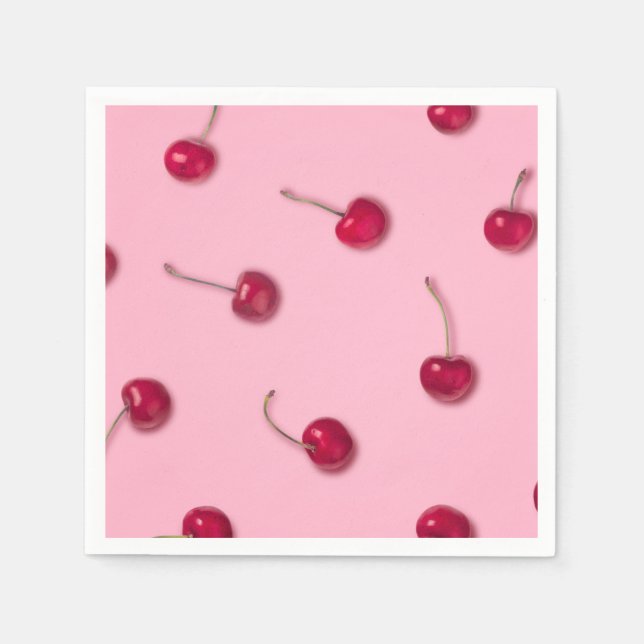 Cherry Pattern Napkin (Front)