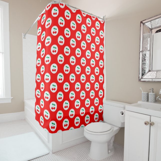 Cherry Pattern – Retro Fruit Gift & Decor (In Situ)