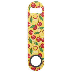 Cherry pattern speed bottle opener