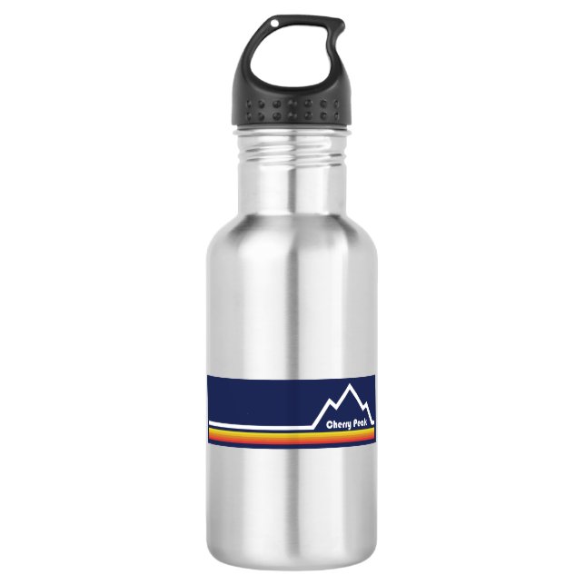 Cherry Peak Resort 532 Ml Water Bottle (Front)