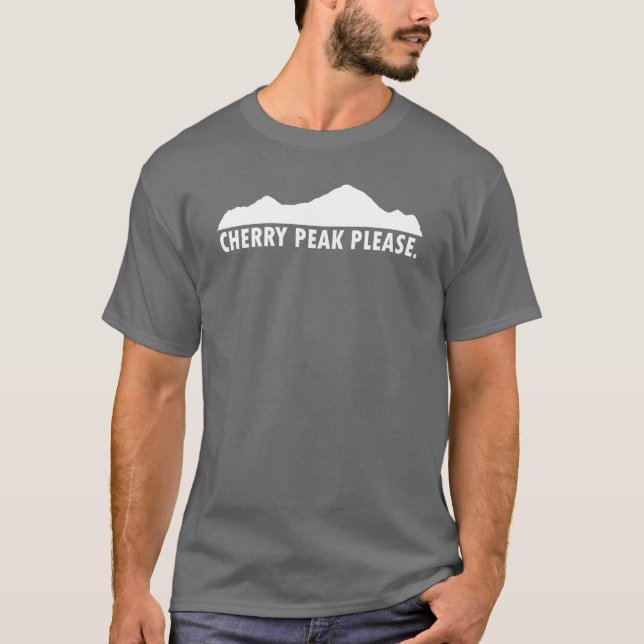 Cherry Peak Resort Please T-Shirt (Front)
