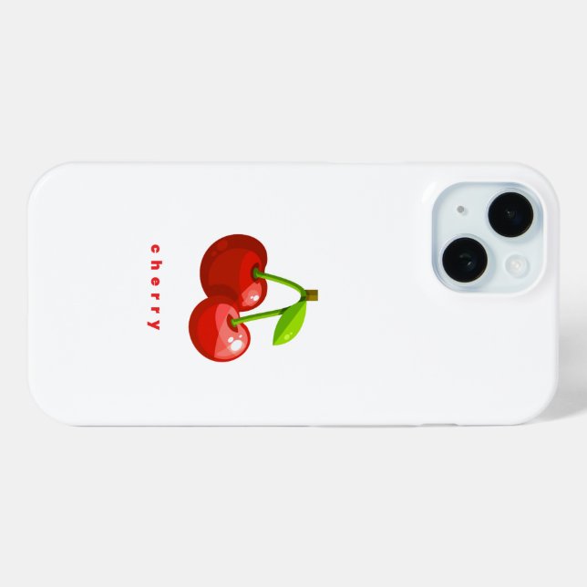 cherry phone case (Back (Horizontal))