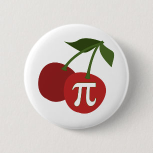 Cherry Pi Day 2 Inch Round Button