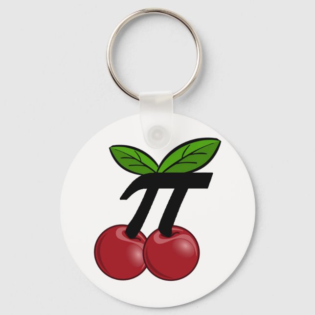 Cherry Pi Keychain (Front)