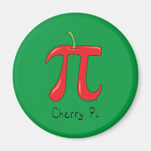 Cherry Pi mignonne Math Pi Day Magnet