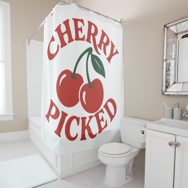 Cherry Picked Trendy Retro Fruit Graphic (In Situ)