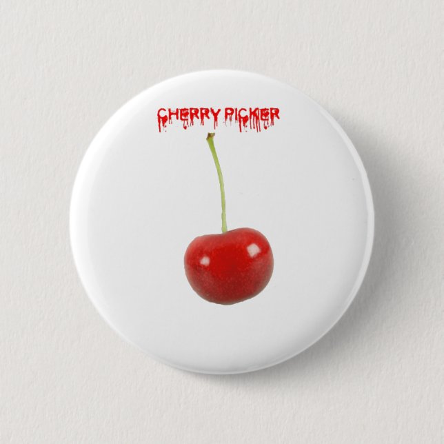 Cherry Picker 2 Inch Round Button (Front)