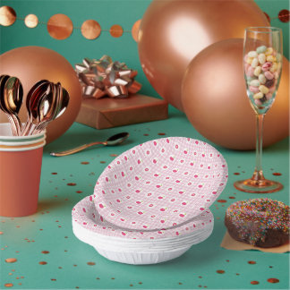 Cherry Picnic Paper Bowls Plate