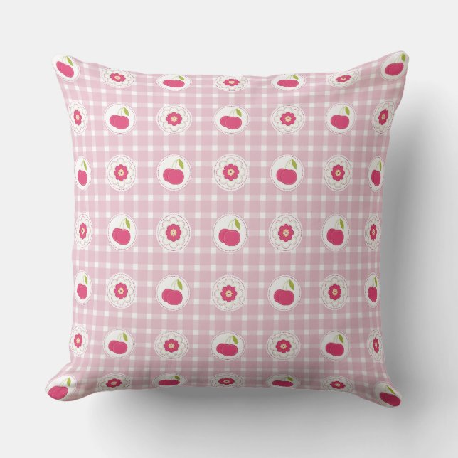 Cherry Picnic Pillow (Front)