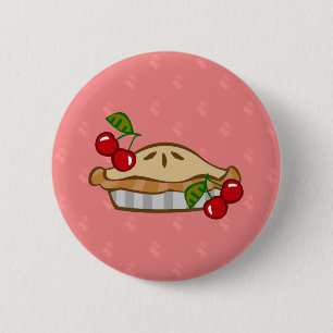 Cherry Pie 2 Inch Round Button