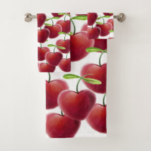Cherry Pie Bath Towel Set