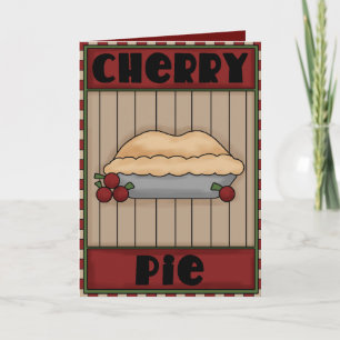 Cherry Pie fun greeting card