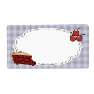 Cherry Pie Label
