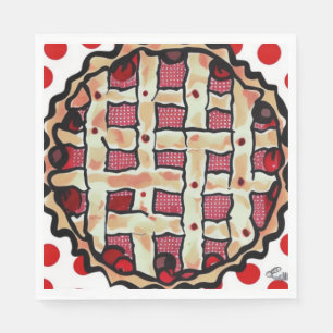 Cherry Pie Napkin