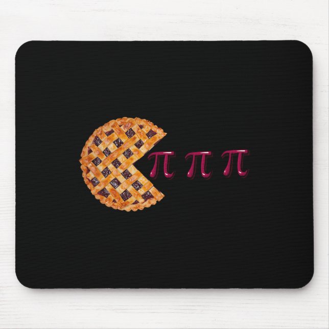 Cherry Pie Pi Day 3.14 Symbol Math Geek Teacher 20 Mouse Pad (Front)