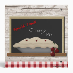 Cherry Pie Recipe Binder