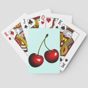 Cherry Playing Cards - Custom Colour