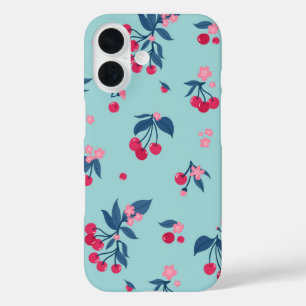 Cherry Pop Sweet Blossom iPhone 16 Case
