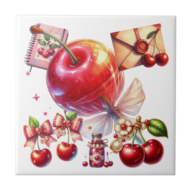 Cherry Pop Tile (Front)
