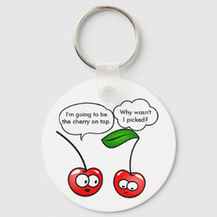 Cherry Puns Keychain