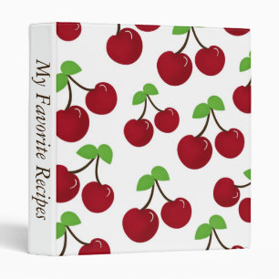 Cherry Recipe Album Binder