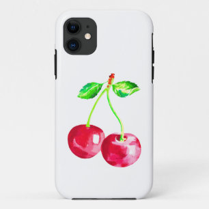 Cherry, Red cherries iPhone 11 Case