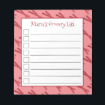 Cherry Red Licorice Whips Licorice Twist Candy Notepad<br><div class="desc">Design features an original illustration of a pair of red licorice twist candies. This design is also available on other products. Lots of additional food, candy, and confectionery illustrations are also available from this shop. Don't see what you're looking for? Need help with customization? Contact Rebecca to have something designed...</div>