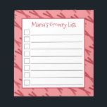 Cherry Red Licorice Whips Licorice Twist Candy Notepad<br><div class="desc">Design features an original illustration of a pair of red licorice twist candies. This design is also available on other products. Lots of additional food, candy, and confectionery illustrations are also available from this shop. Don't see what you're looking for? Need help with customization? Contact Rebecca to have something designed...</div>