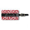 Cherry Red Monogrammed Elements Print