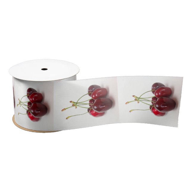 cherry ripe satin ribbon (Spool)