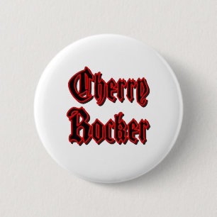 Cherry Rocker - White Button #2