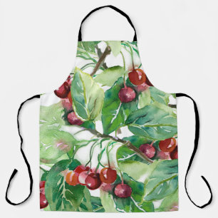 Cherry Seamless Pattern Apron