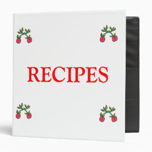 Cherry smash...Recipes...Avery Binder... Binder