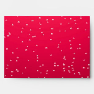 Cherry Soda with Tiny Bubbles Background Art Envelope