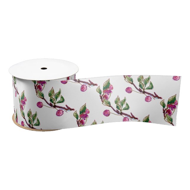 Cherry Splendour Satin Ribbon (Spool)