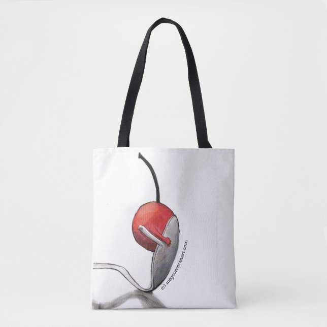 Cherry Spoon Hug Tote (Front)