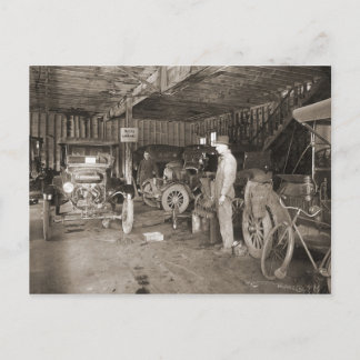 Cherry St. Garage circa 1925 Postcard
