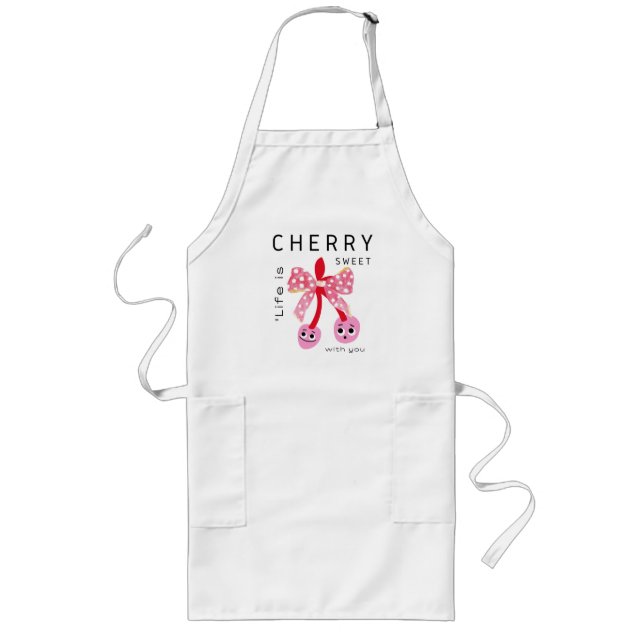 CHERRY SWEET LONG APRON (Front)